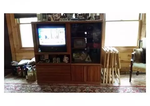 Television and entertainment center